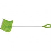 Лопата для уборки снега пластиковая Profi, 500 х 330 х 1340 мм, стальной черенок, Сибртех 61482