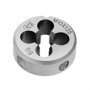 Плашка М10 х 1.25 мм Сибртех 77025