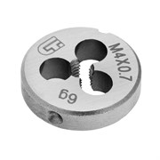 Плашка М4 х 0.7 мм Сибртех 77009