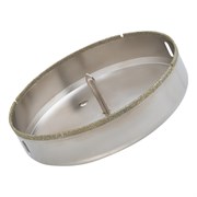 Сверло по керамической плитке и стеклу, 130 х 55 мм, шестигранный хвостовик, с центрующим сверлом Сибртех 72736