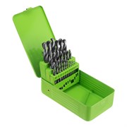 Набор сверл по металлу, 1-13 мм, 25 шт, HSS, в металлической коробке Сибртех 72379