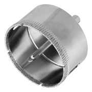 Сверло по керамической плитке и стеклу, 55 х 55 мм, шестигранный хвостовик, с центрующим сверлом Сибртех 72723