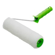 Валик "Искусственный мех" с ручкой, 250 мм,ворс 15 мм, D 48 мм, D ручки 6 мм, полиэстер Сибртех 80114