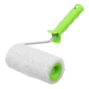 Валик с натуральным мехом, с ручкой, 150 мм, ворс 12 мм, D 48 мм, D ручки 6 мм, Сибртех 80122