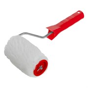 Валик "Искусственный мех", в сборе, 100 мм, D 48 мм, D ручки 6 мм, крепление шплинтом Сибртех 80151