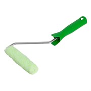 Мини-валик в сборе "Работы с древесиной", 110 мм, ворс 12 мм, D 16 мм, D ручки 6 мм, микроволокно Сибртех 80596