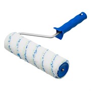 Валик "Водные краски", 250 мм, ворс 12 мм, D 48 мм, D ручки 8 мм, полиэстер Сибртех 80137