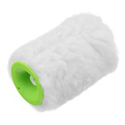 Валик сменный с натуральным мехом, 100 мм, ворс 12 мм, D 48 мм, D ручки 6 мм, Сибртех 80126