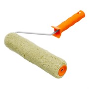 Валик "Фасадные работы", 250 мм, ворс 18 мм, D 36 мм, D ручки - 6 мм, полиакрил, полиэстер Сибртех 80225