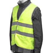 Жилет сигнальный, желтый, размер XL Сибртех 89515
