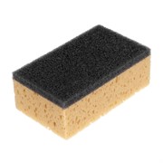Губка крупнопористая комбинированная для удаления эпоксидной затирки 160х95х60 мм, Сибртех 86840