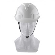 Каска защитная с храповым механизмом, Европласт, белая Сибртех 89109