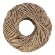 Шпагат джутовый, 1.5 мм, L 100 м, 2-ниточный, Сибртех 93876