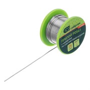 Припой с канифолью, D 1 мм, 25 г, POS61, на пластмассовой катушке Сибртех 913362