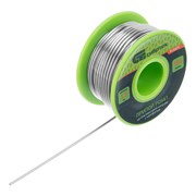 Припой с канифолью, D 1.5 мм, 100 г, POS61, на пластмассовой катушке Сибртех 913377