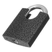 Замок навесной, защищенная дужка, 60 мм Сибртех 91638