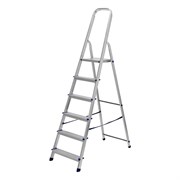 Стремянка, 6 ступеней, алюминиевая, Сибртех 97716