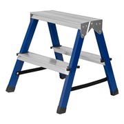 Стремянка двусторонняя 2 ступени, стальная, Сибртех 97932