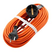 Удлинитель-шнур силовой 20 м, 6А, тип УХз6, ПВС, 1 розетка без заземления Сибртех 95812