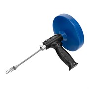 Трос для прочистки труб, L-3,3 м, D 6 мм, пластмассовый корпус Сибртех 92464