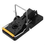 Мышеловка пластиковая открытая, металлический механизм, малая, 100 х 45 мм, 2 шт Сибртех 94125