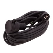 Удлинитель силовой 10 м, 16 А, тип УХз16, КГ 3 x 2.5 мм, 1 розетка, Сибртех 95895