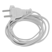 Шнур электрический соединительный, для настольной лампы, 1.7 м, 120 Вт, белый, тип V-1 Сибртех 96010