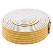 Уплотнитель резиновый, 24 м, профиль "P", белый Сибртех 88901