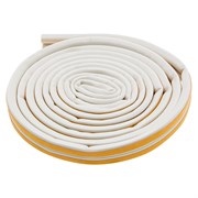 Уплотнитель резиновый, 6 м, профиль "D", белый Сибртех 88915