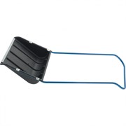 Движок для уборки снега пластиковый, 600 х 475 х 1335 мм, стальная рукоятка, Сибртех 61592