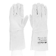 Перчатки спилковые с манжетой для садовых и строительных работ, размер XL, Сибртех 679042