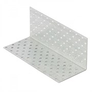 Крепежный уголок равносторонний  2 мм,   KUR 80 x 80 x 200 мм Сибртех 46593