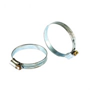 Хомуты металлические, червячные 51-70 мм, ширина 12 мм, английский тип, W1, 2 шт Сибртех 47671