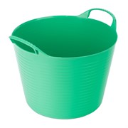Ведро гибкое сверхпрочное, 28 л, зеленое, Сибртех 67512