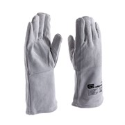 Перчатки спилковые с манжетой для садовых и строительных работ, утолщенные, размер XL, Сибртех 67905