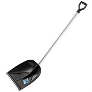 Лопата снеговая, 400 х 380 мм, алюминиевый черенок, Сибртех 61504