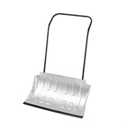 Движок для уборки снега оцинкованный, 750х420х1120 мм, усиленный, стальная рукоятка, Сибртех 61497