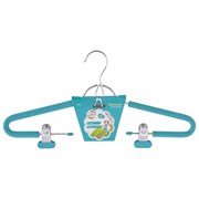 Вешалка для костюма с мягким противоскользящим покрытием 42 см, бирюзовая Elfe 92925