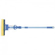 Швабра отжимная 115 см, губка PVA 27 x 5.5 x 6 см, телескопическая рукоятка, голубая Elfe 93516