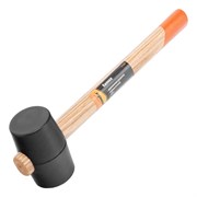 Киянка резиновая, 225 г, черная резина, деревянная рукоятка Sparta 111305