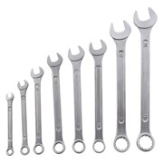 Набор ключей комбинированных, 6-19 мм, хромированные, 8 шт, Sparta 154605
