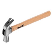 Молоток-гвоздодер, 450 г, боек 27 мм, деревянная рукоятка Sparta 104205