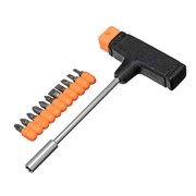 Отвертка с битами Sparta т-образная 11 шт 115655