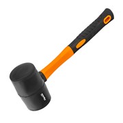 Киянка резиновая, 680 г, черная резина, фибергласовая рукоятка Sparta 11127