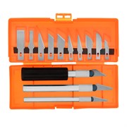 Набор резцов по дереву, пластмассовые рукоятки, 13 шт, Sparta 246165