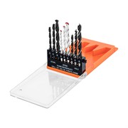 Набор сверл по бетону 5-6-8 мм, металлу 5-6-8 мм, дереву 5-6-8 мм, 9 шт, цилиндрический хвостовик Sparta 725055