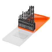 Набор сверл по металлу, 2-8 мм, (через 0.5 мм) HSS 13 шт, цилиндрический хвостовик Sparta 723355