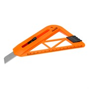 Нож, 18 мм, выдвижное лезвие, для резки обоев, линейка Sparta 789195