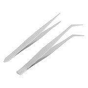 Набор пинцетов из нержавеющей стали, 2 шт, Sparta 914805