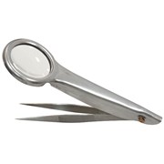 Лупа с пинцетом, 8 кратная, D 27 мм, тип 2 Sparta 913795